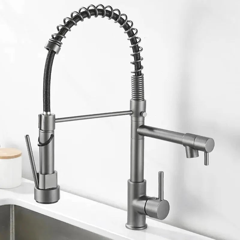 robinet-cuisine-exterieur-or-rose-noir