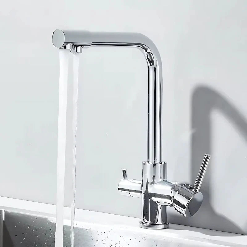 robinet-cuisine-inox-brosse-beige